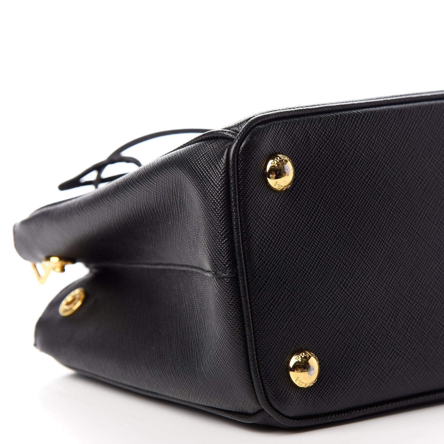 Prada Saffiano Small Galleria Double Zip Tote Black 8 of 9
