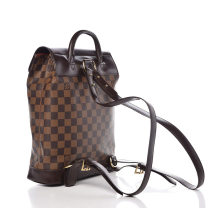 Louis Vuitton Damier Ebene Soho Backpack 3 of 8