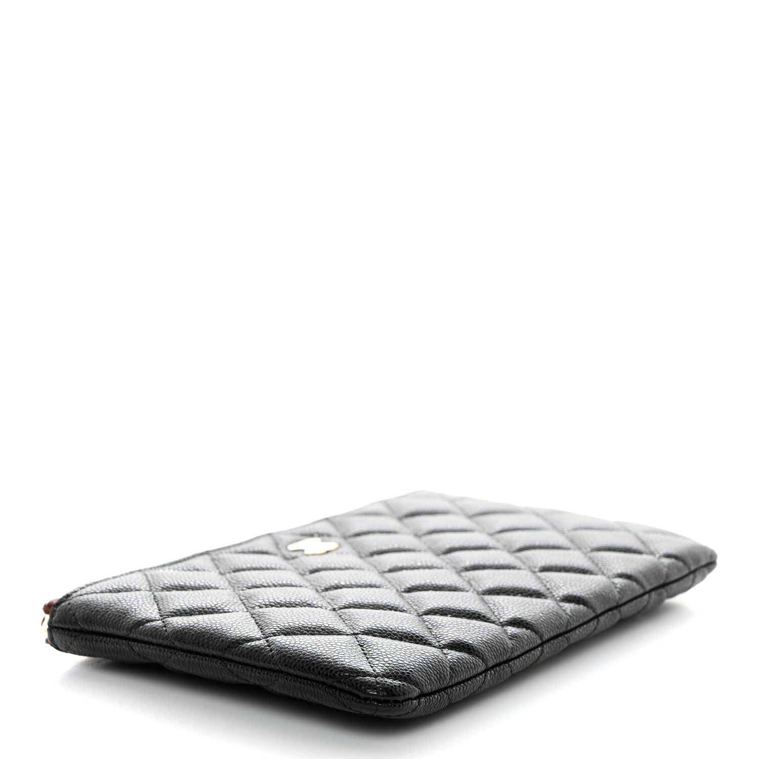 Chanel Caviar Quilted Small Zipped Pouch Black 4 of 8