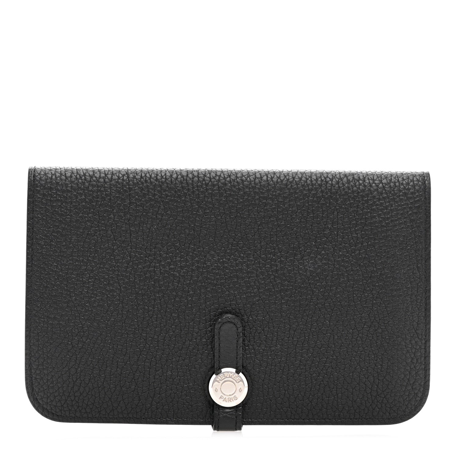 Hermes Togo Dogon Duo Wallet Black 1 of 9