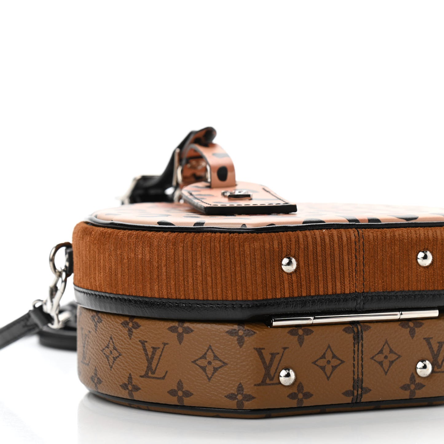 Reverse Monogram Leopard Petite Boite Chapeau