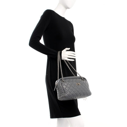 Chanel Aged Calfskin Reissue Medium Camera Case Gray 2 of 12