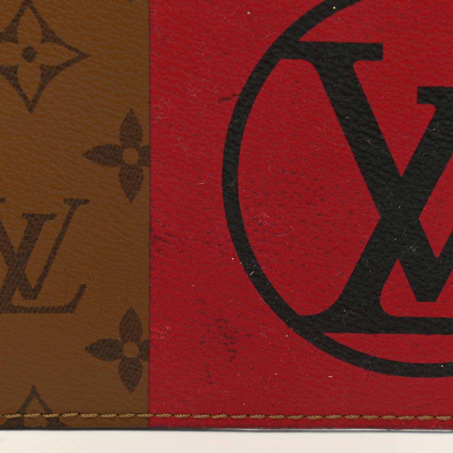 Louis Vuitton Reverse Monogram Kabuki MM GM Pochette 7 of 7