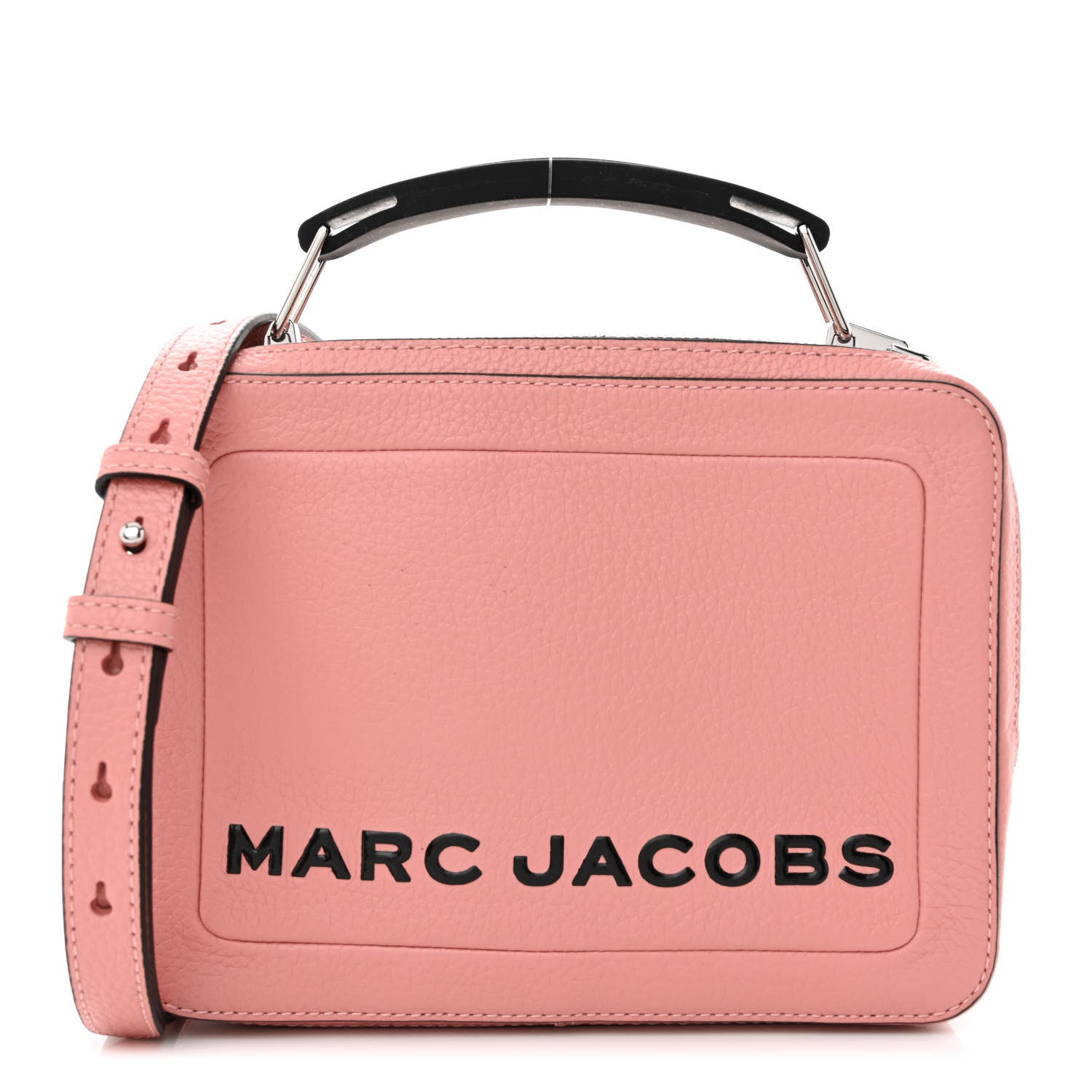 Marc Jacobs Calfskin Mini The Box Bag Rose Tan 1 of 12