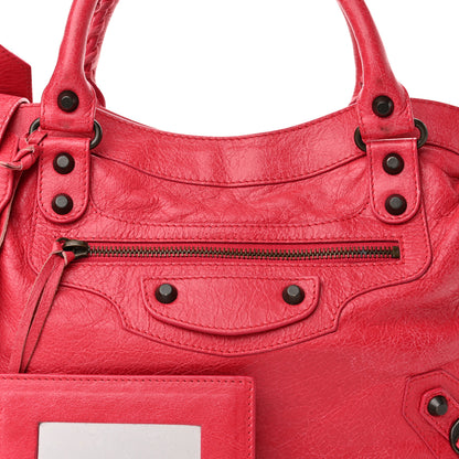 Balenciaga Agneau Classic Hardware Town Rose Thulian 8 of 12