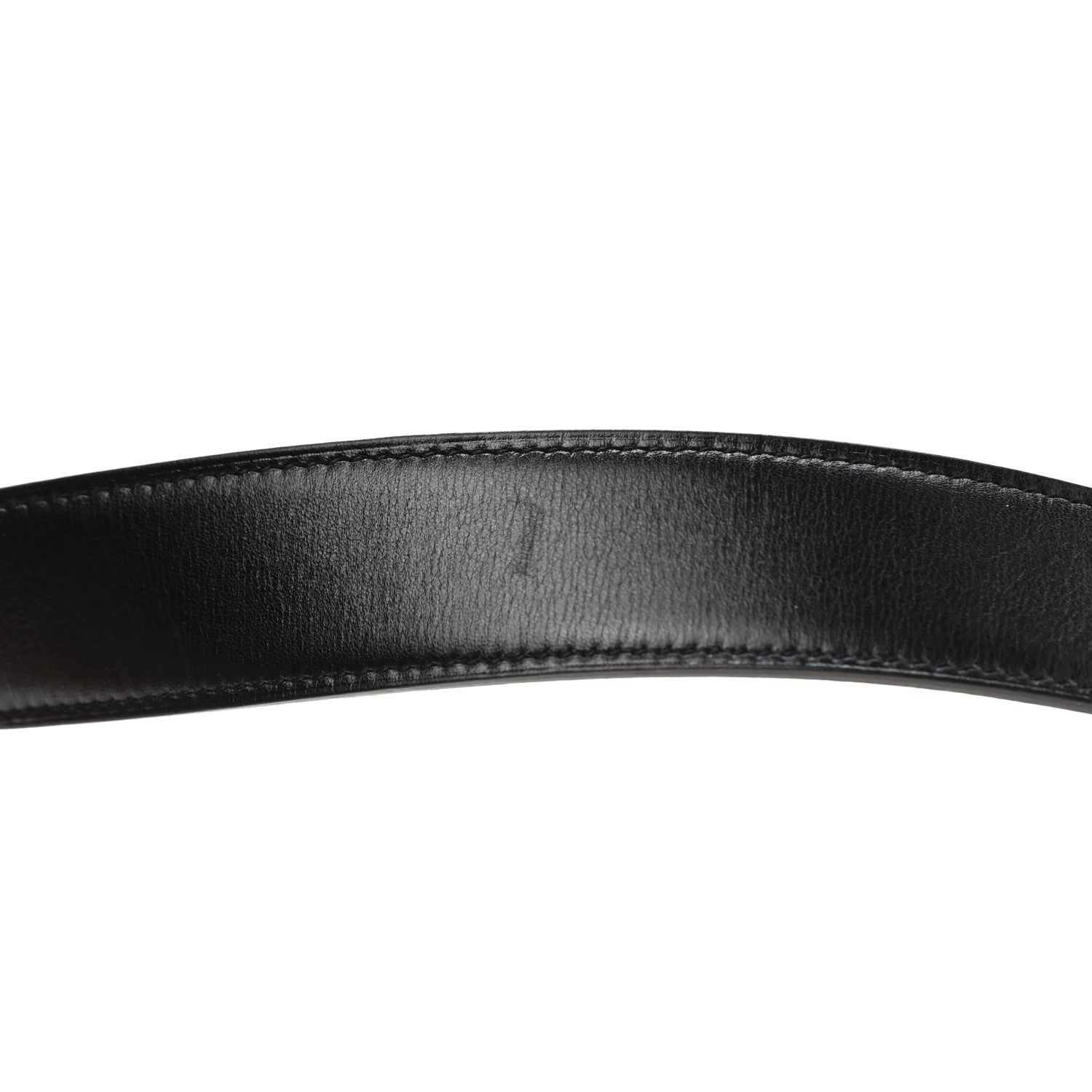 Hermes Box Togo 32mm Belt Strap 95 Black Etoupe 8 of 11