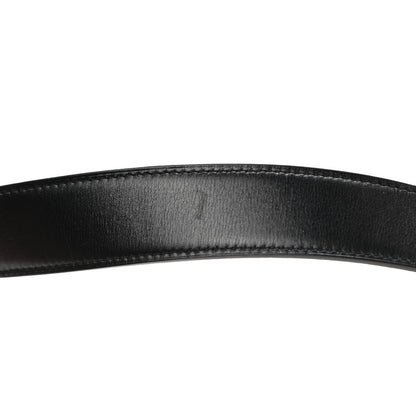 Hermes Box Togo 32mm Belt Strap 95 Black Etoupe 8 of 11