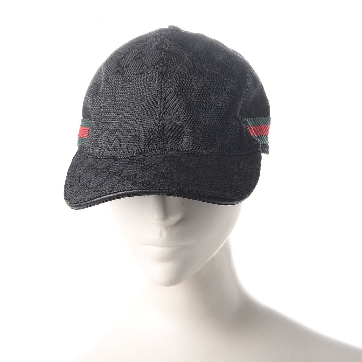 Gucci Monogram Web Baseball Hat M Black 2 of 8