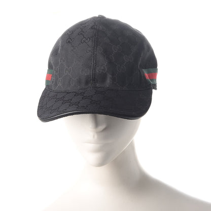 Gucci Monogram Web Baseball Hat M Black 2 of 8