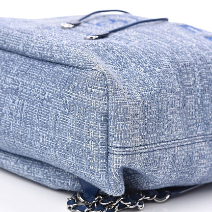Chanel Canvas Large Deauville Backpack Blue 9 of 10