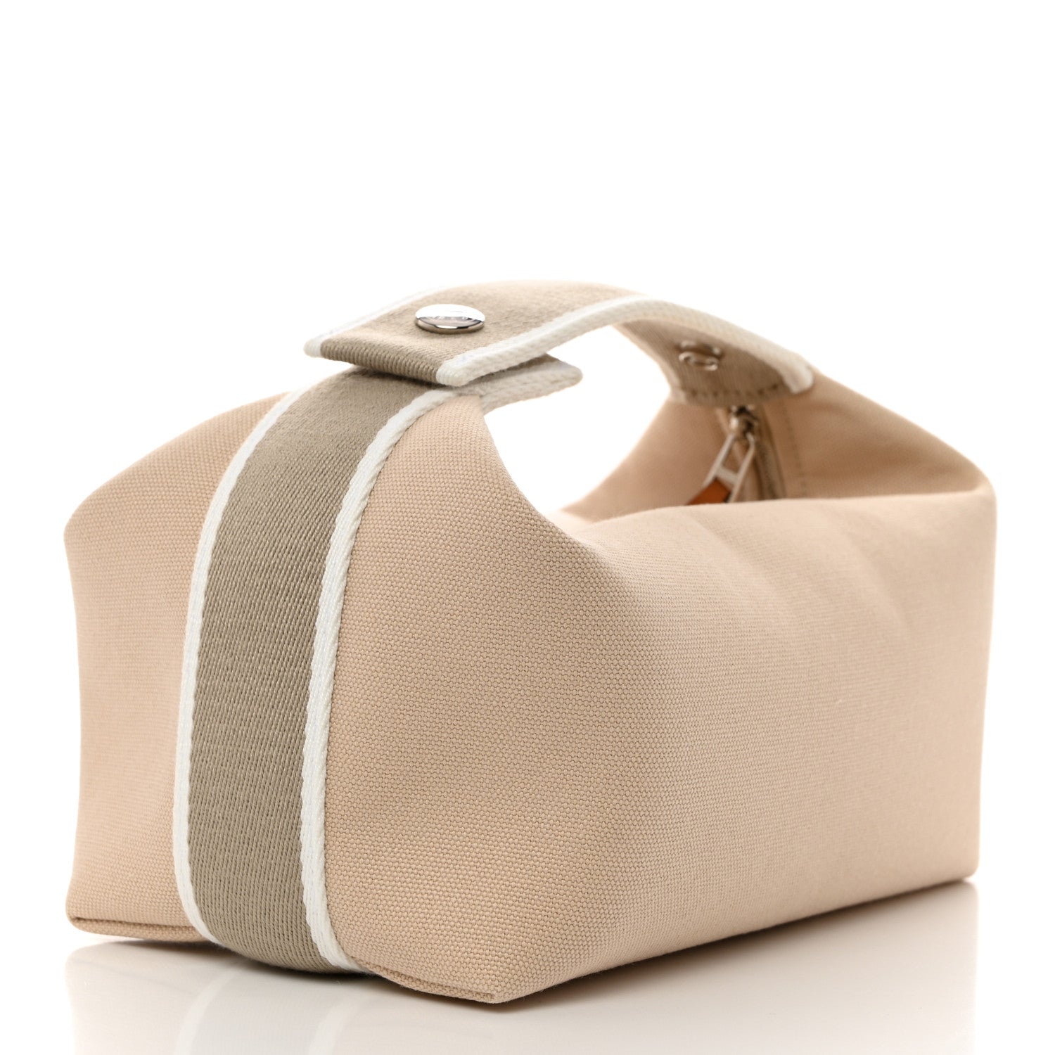 Hermes Canvas Small Bride-A-Brac Pouch Natural 3 of 9