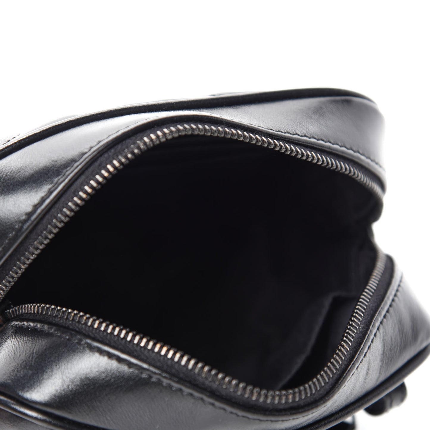 Calfskin Matelasse Monogram Lou Belt Bag Black