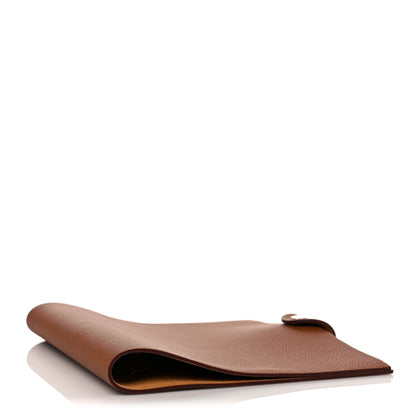 Hermes Togo Ulysse MM Notebook Cover Gold 4 of 8