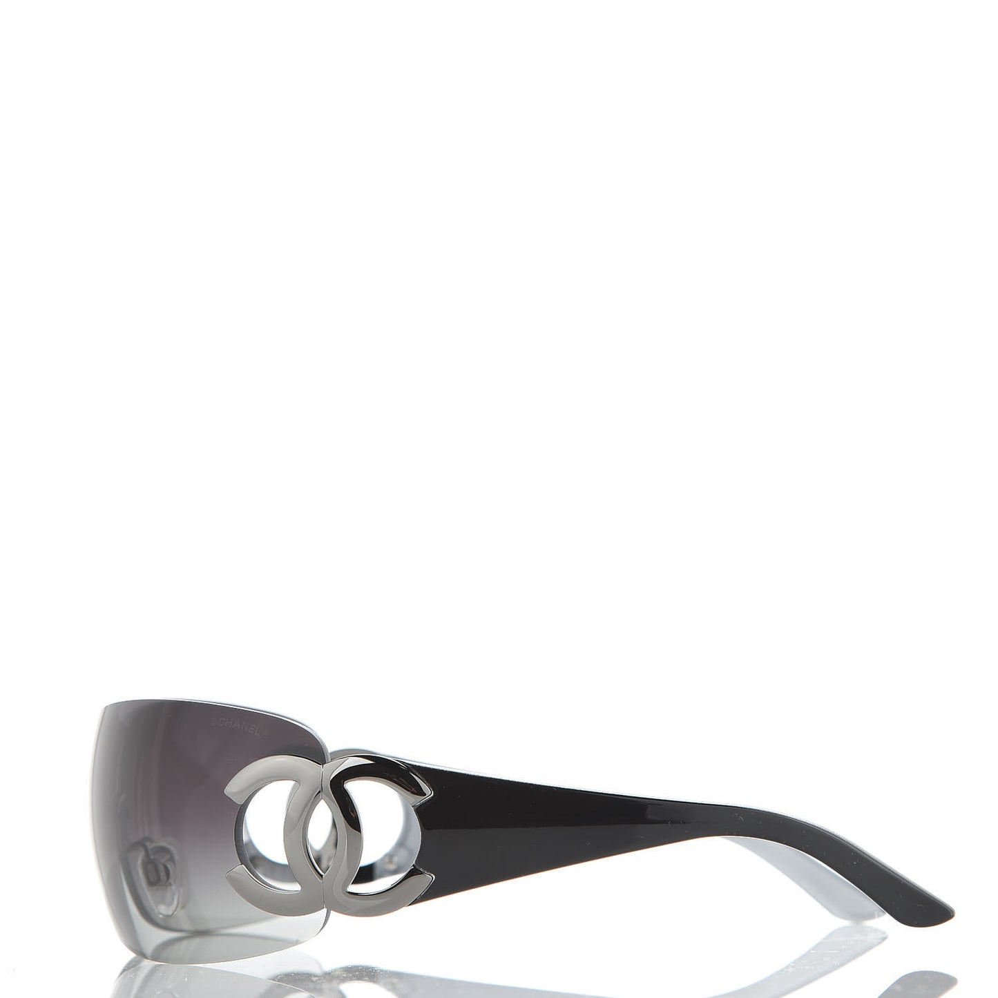 Frameless CC Logo Sunglasses 4125 Black