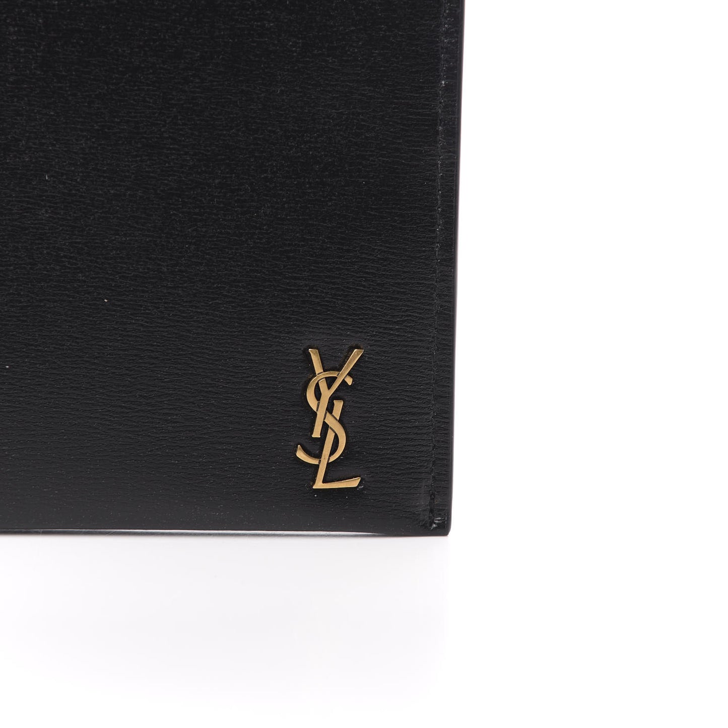 Smooth Calfskin Monogram Bill Pouch Black
