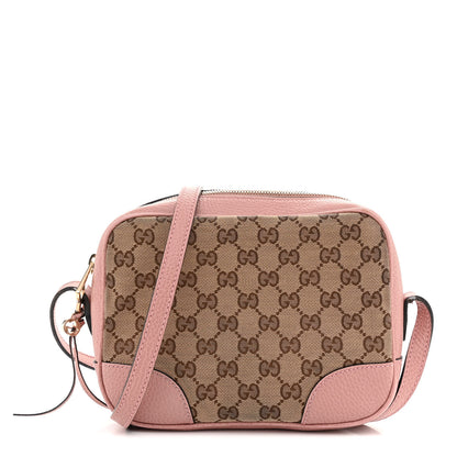 Gucci Monogram Mini Bree Messenger Bag Beige Soft Pink 1 of 12