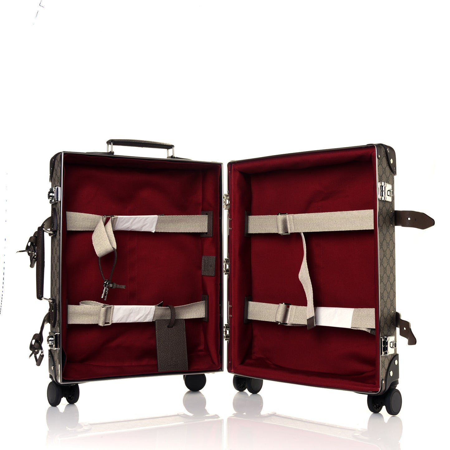 Supreme Monogram Globe-Trotter Carry-On Brown