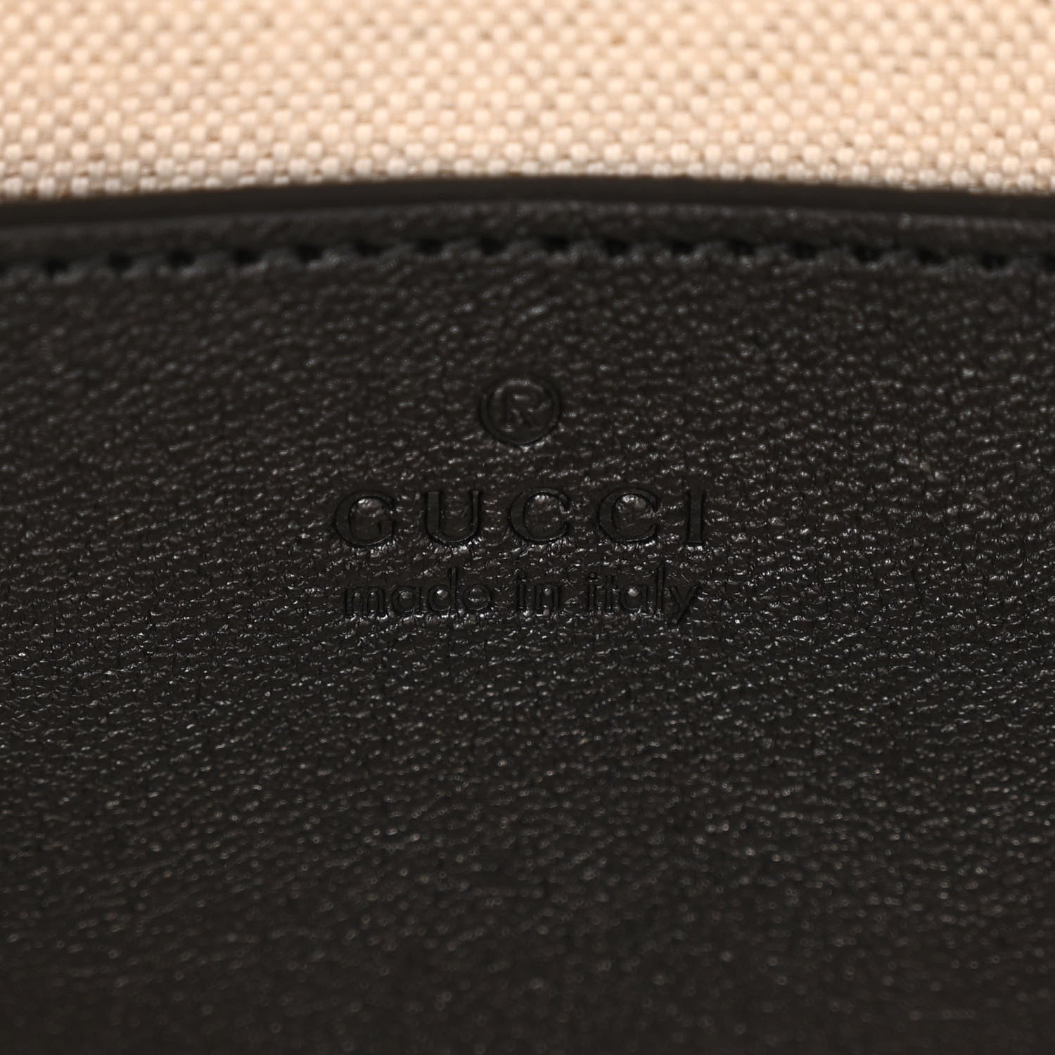 Gucci Sakai Be Green Calfskin Diagonal Stitched Blondie Top Handle Bag Black 6 of 9