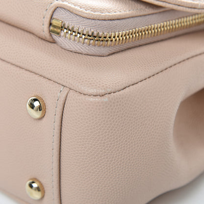 Chanel Caviar Quilted Medium Business Affinity Flap Light Beige 10 of 14