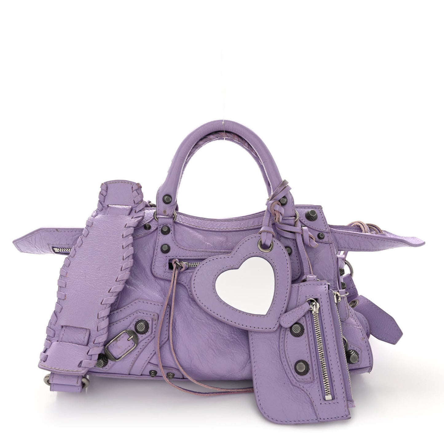 Agneau Arena Neo Cagole Handbag XS Lilac