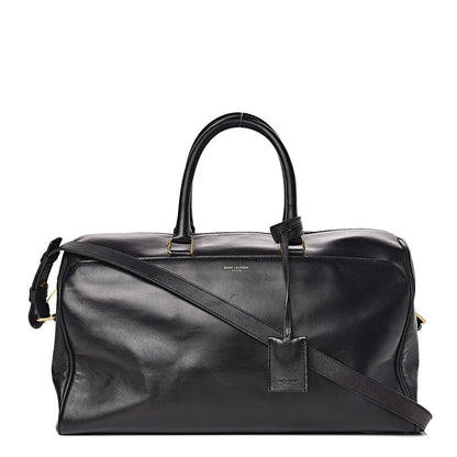Saint Laurent Calfskin Classic Duffle 12 Black 1 of 18