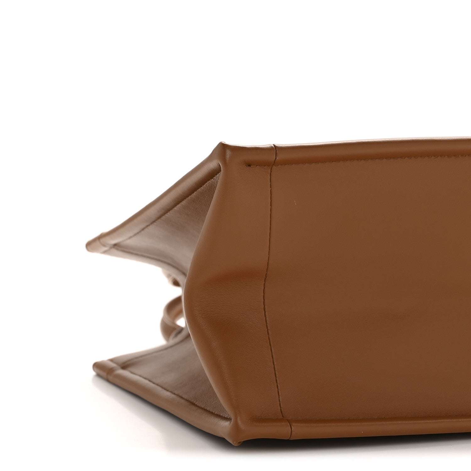 Christian Dior Calfskin Macro Cannage Small Book Tote Golden Saddle 9 of 11