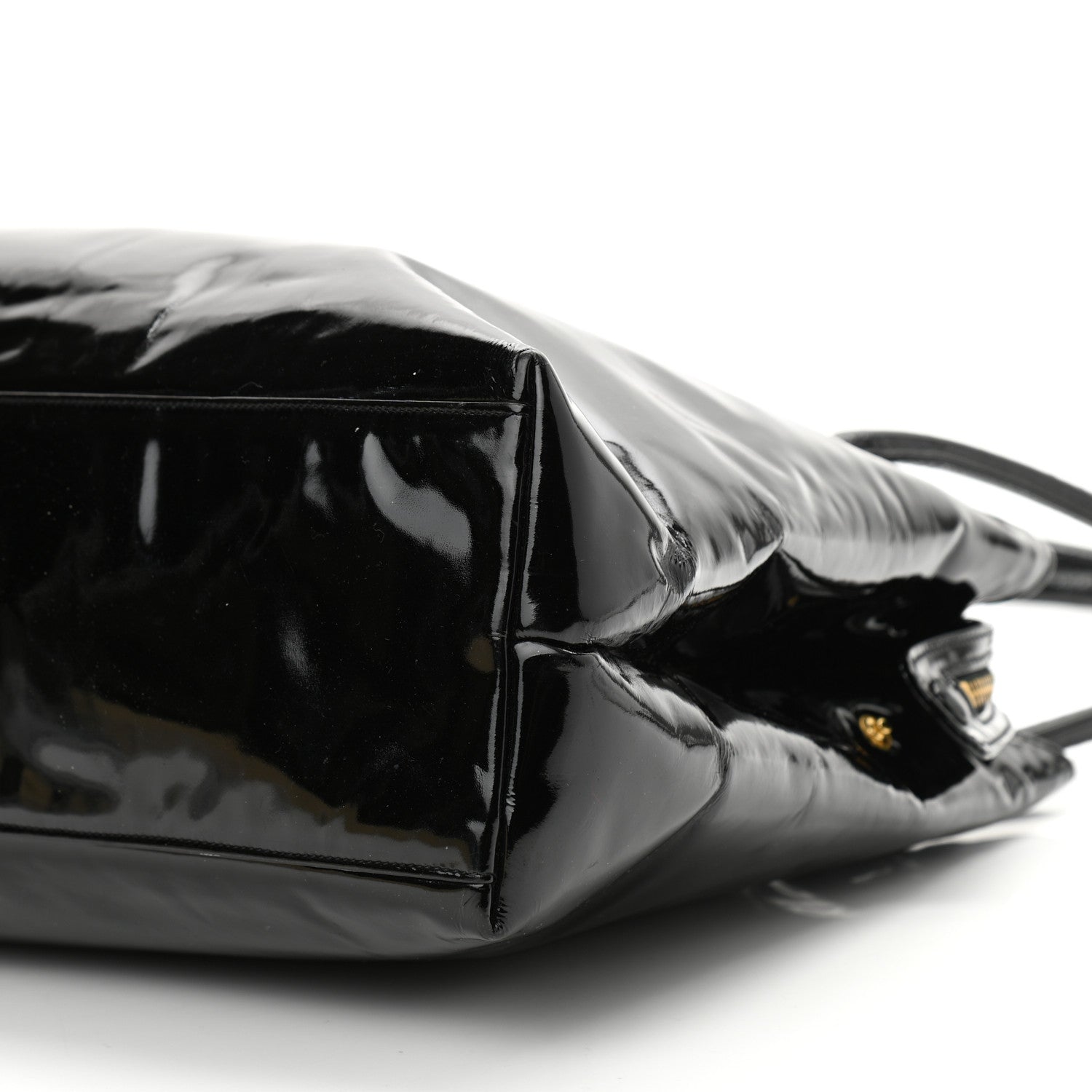 Chanel Patent CC Tote Black 10 of 12