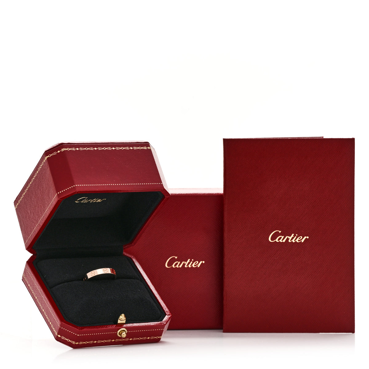 Cartier 18K Pink Gold 3.5mm LOVE Wedding Band Ring 57 8 5 of 5