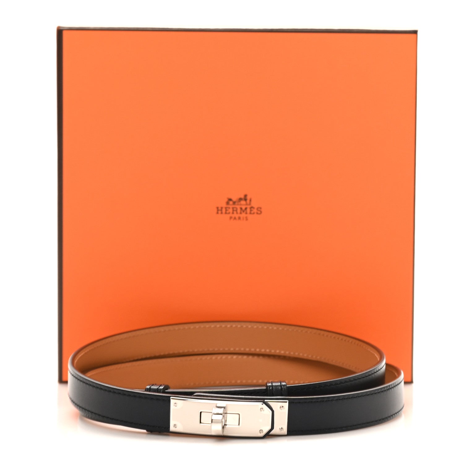 Hermes Hunter Calfskin Kelly Belt Bleu Indigo 5 of 5