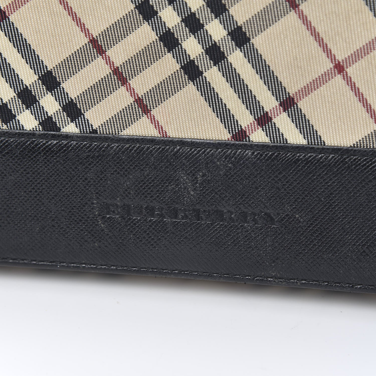 Burberry Calfskin House Check Continental Flap Wallet Black 9 of 17