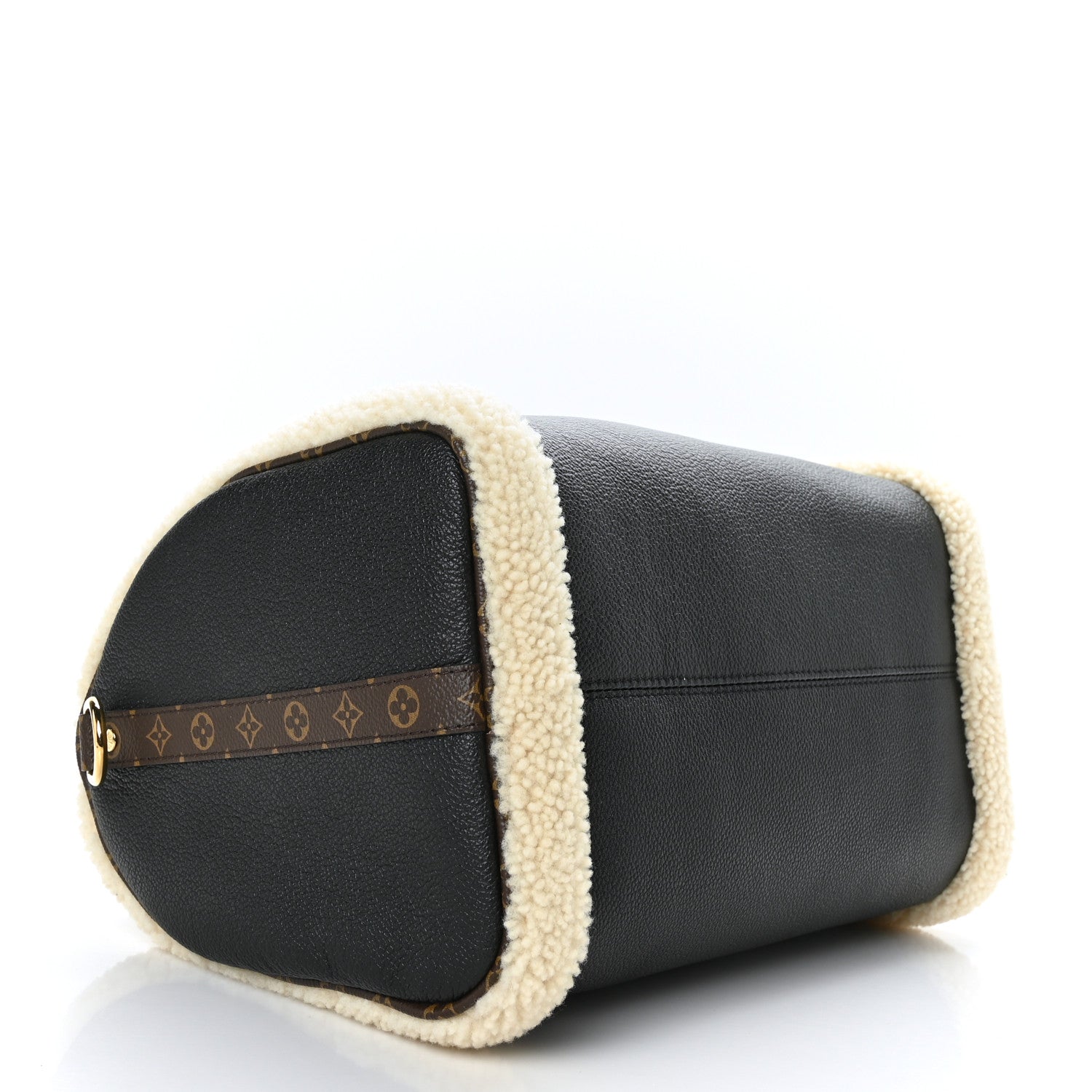 Louis Vuitton Calfskin Monogram Teddy Speedy Bandouliere 30 Black 4 of 8