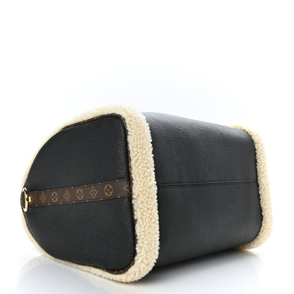 Louis Vuitton Calfskin Monogram Teddy Speedy Bandouliere 30 Black 4 of 8