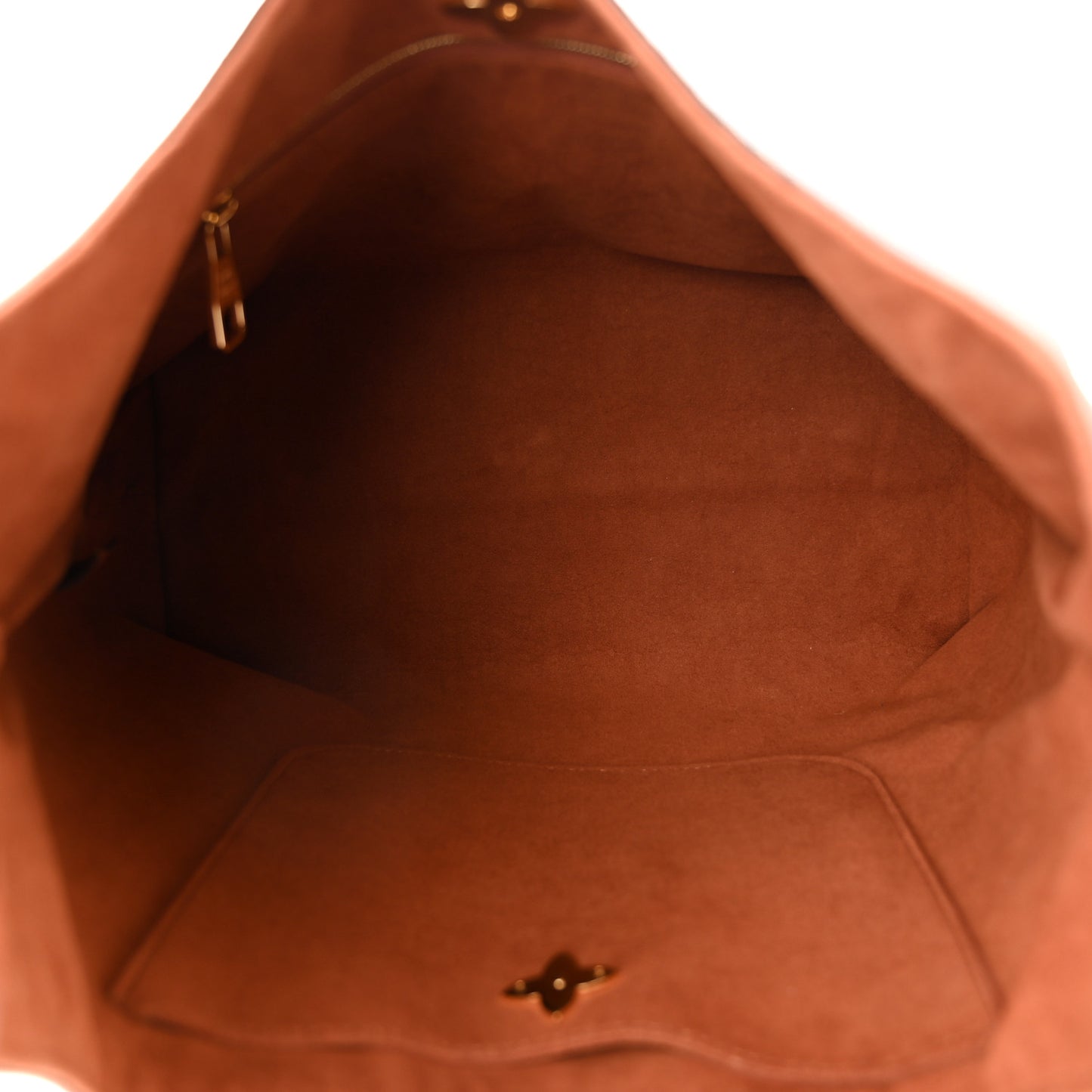 Monogram Flower Hobo Caramel