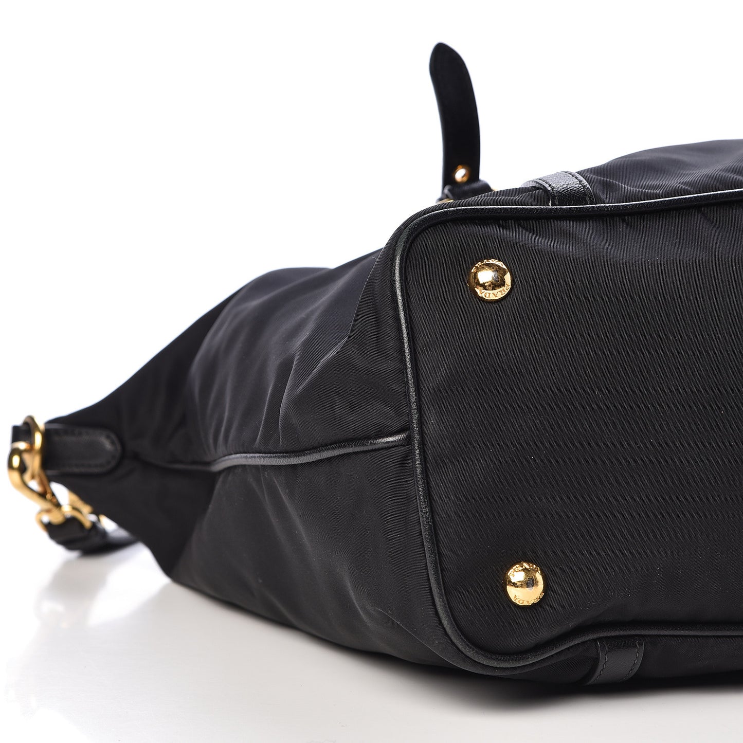 Tessuto Nylon Saffiano Tote Black