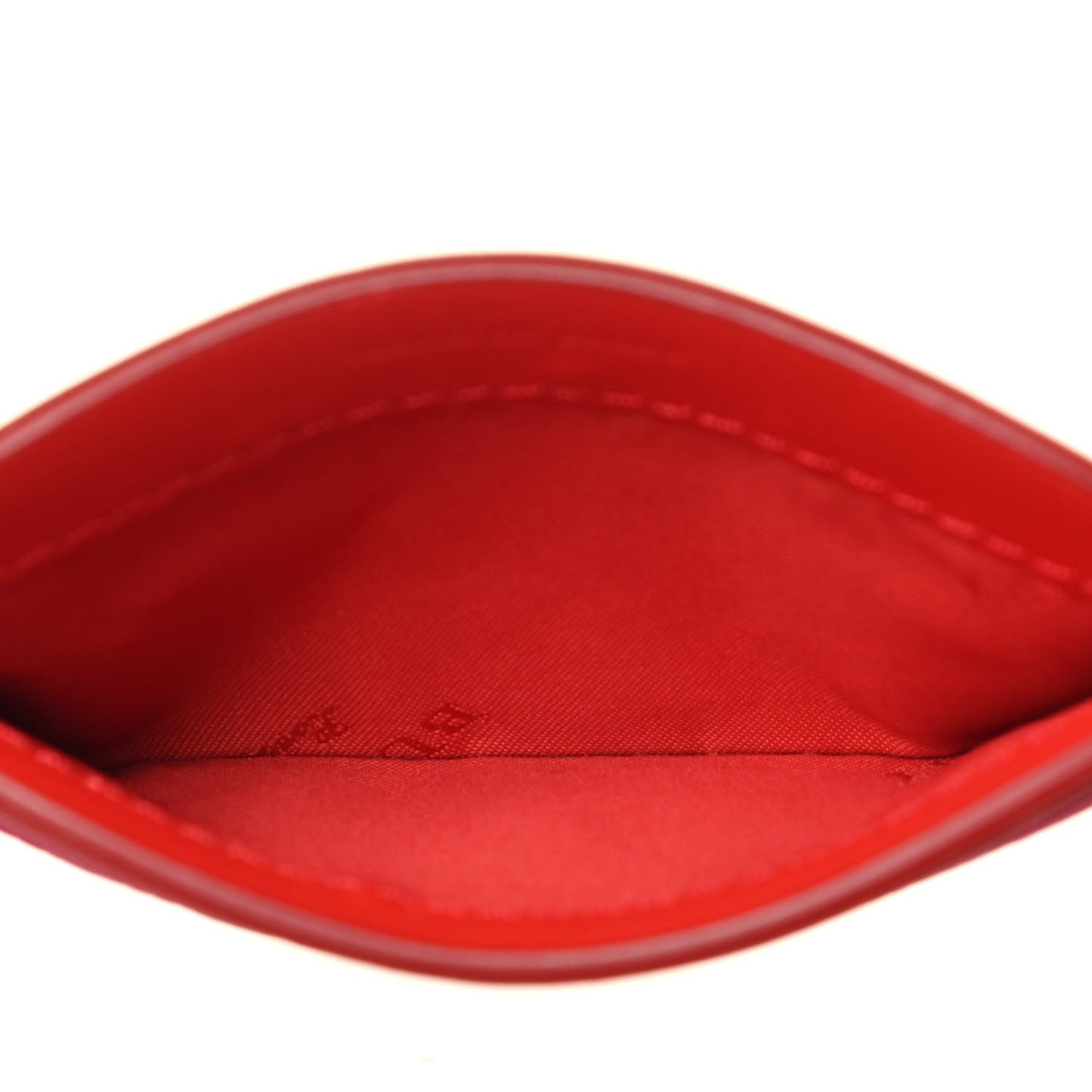 Trench Calfskin Splash Print Izzy Card Case Rose Pink Orange Red