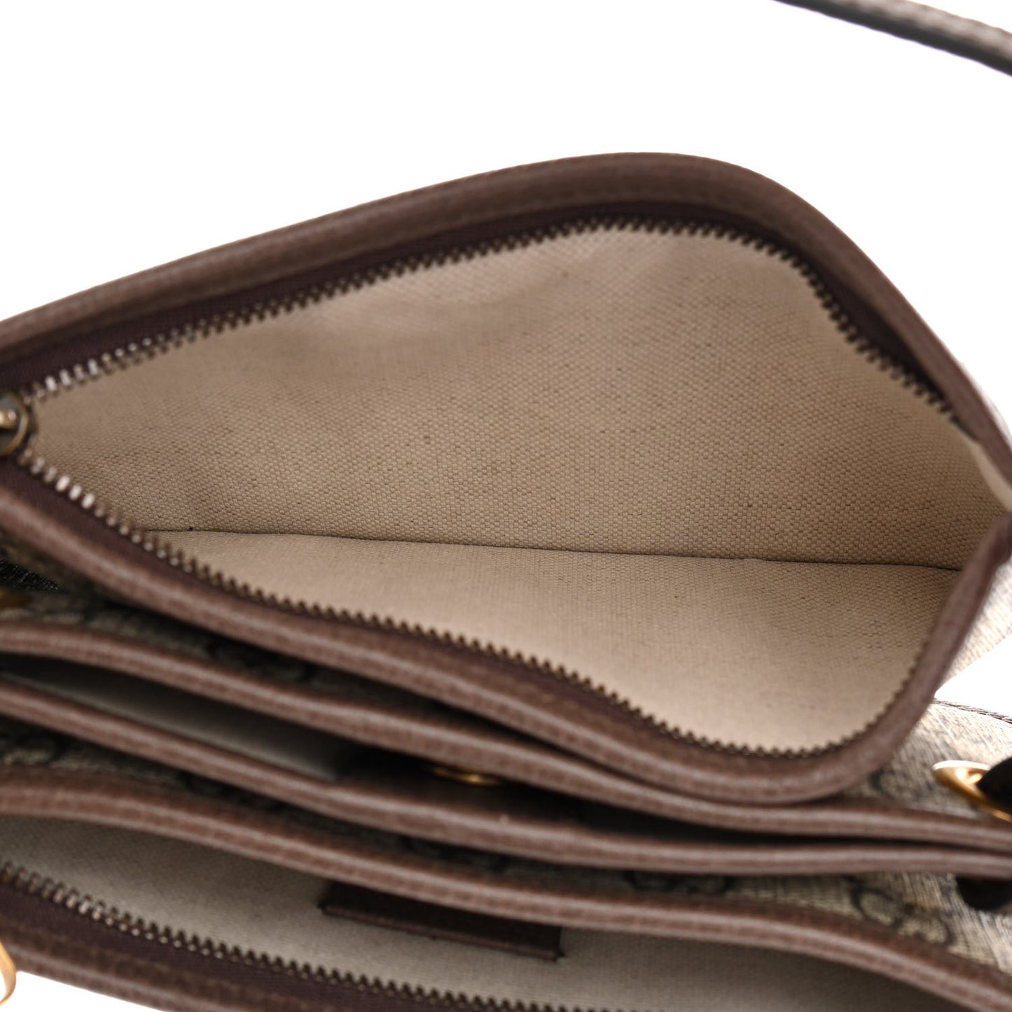 GG Supreme Monogram Web Ophidia Crossbody Beige New Acero