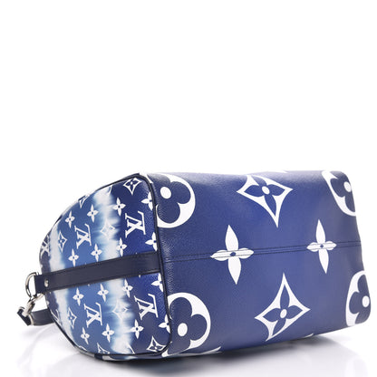 Louis Vuitton Monogram Escale Speedy Bandouliere 30 Blue 4 of 12