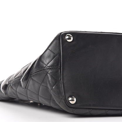 Chanel Calfskin Quilted Large Cambon Tote Black 5 of 13
