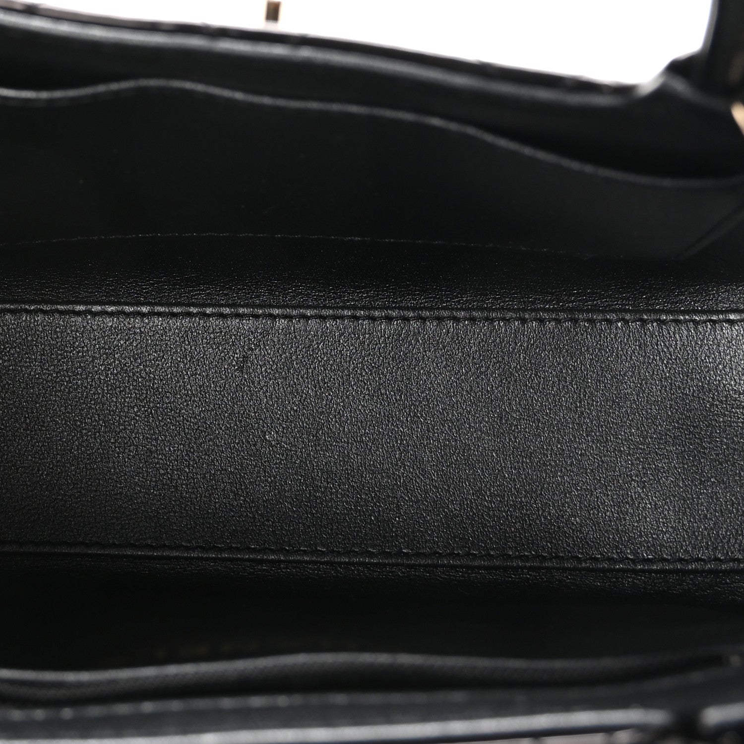 Chanel Patent Calfskin Quilted Nano Kelly Shopper Black 5 of 11