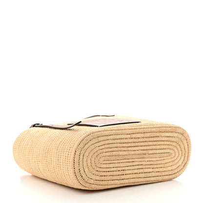 Loewe Raffia Small Square Basket Tote Bag Natural Tan 4 of 10