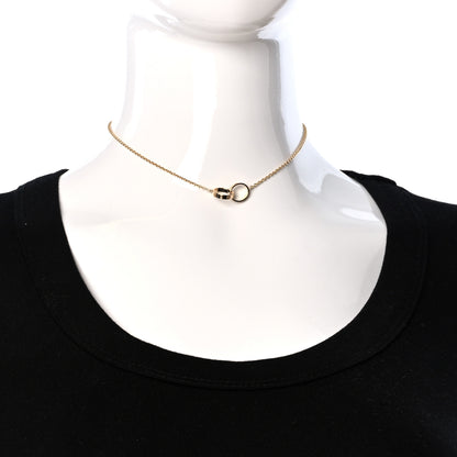 Cartier 18K Yellow Gold Interlocking LOVE Necklace 2 of 5