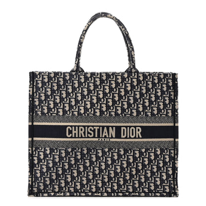 Christian Dior Oblique Book Tote Blue Multicolor 1 of 10