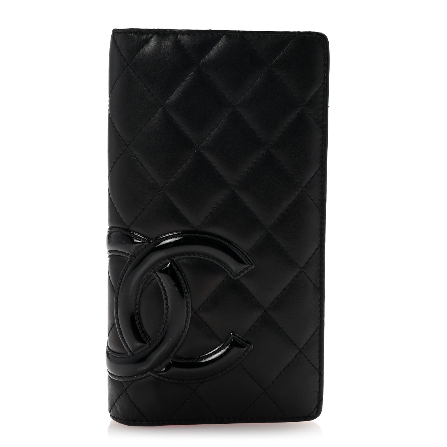 Chanel Calfskin Quilted Cambon Yen Wallet Black 1 of 9
