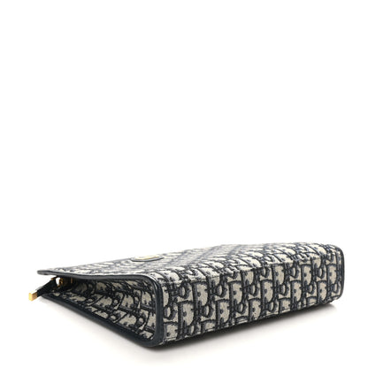 Christian Dior Oblique 30 Montaigne Pouch Blue 4 of 8