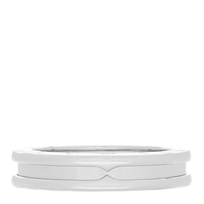 Bulgari 18K White Gold B.Zero1 One-Band Ring 57 8 1 of 5