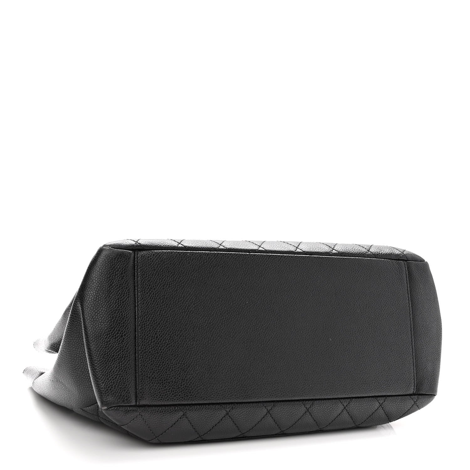 Chanel Caviar Quilted Grand Shopping Tote GST Black 4 of 11