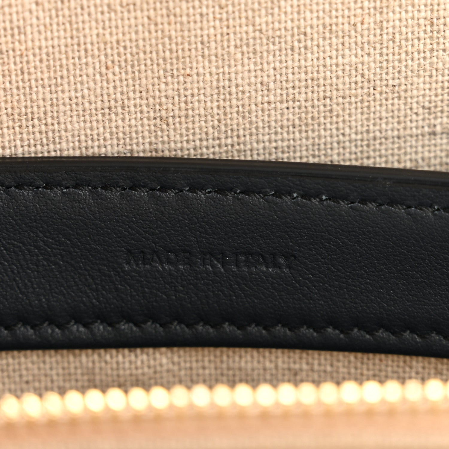 Celine Canvas Calfskin Teen Soft 16 Shoulder Bag Vanilla Navy 7 of 14