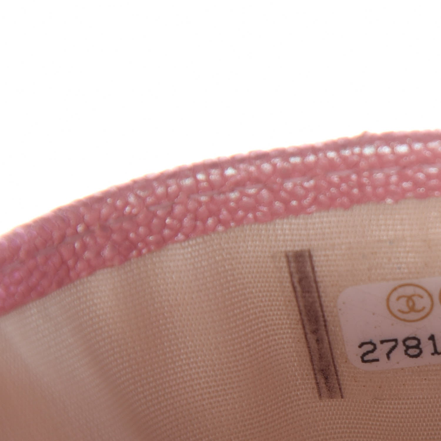 Chanel Iridescent Caviar Quilted Card Holder Rose Pink 7 of 7