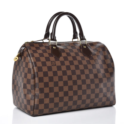 Louis Vuitton Damier Ebene Speedy 30 3 of 12