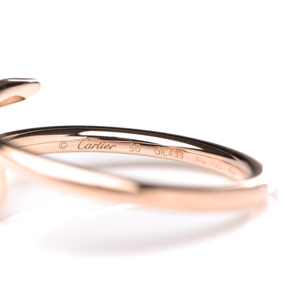 Cartier 18K Pink Gold Small Juste Un Clou Ring 50 5.25 4 of 4